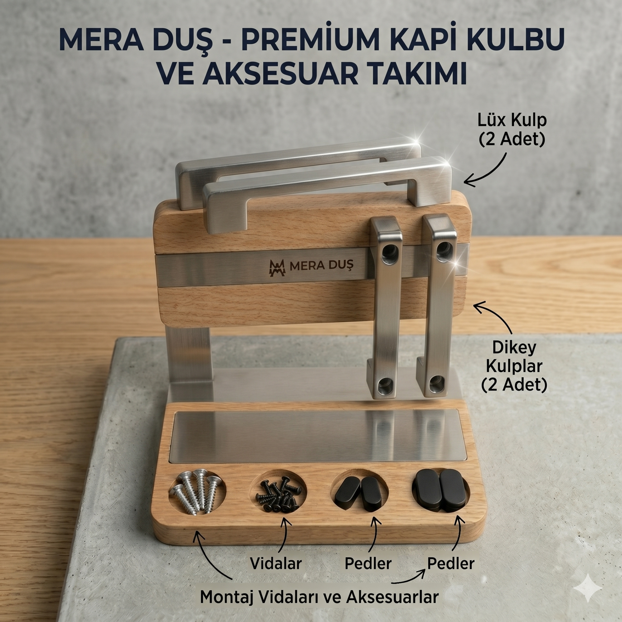 Duşakabin Lüx Kulp (Krom)